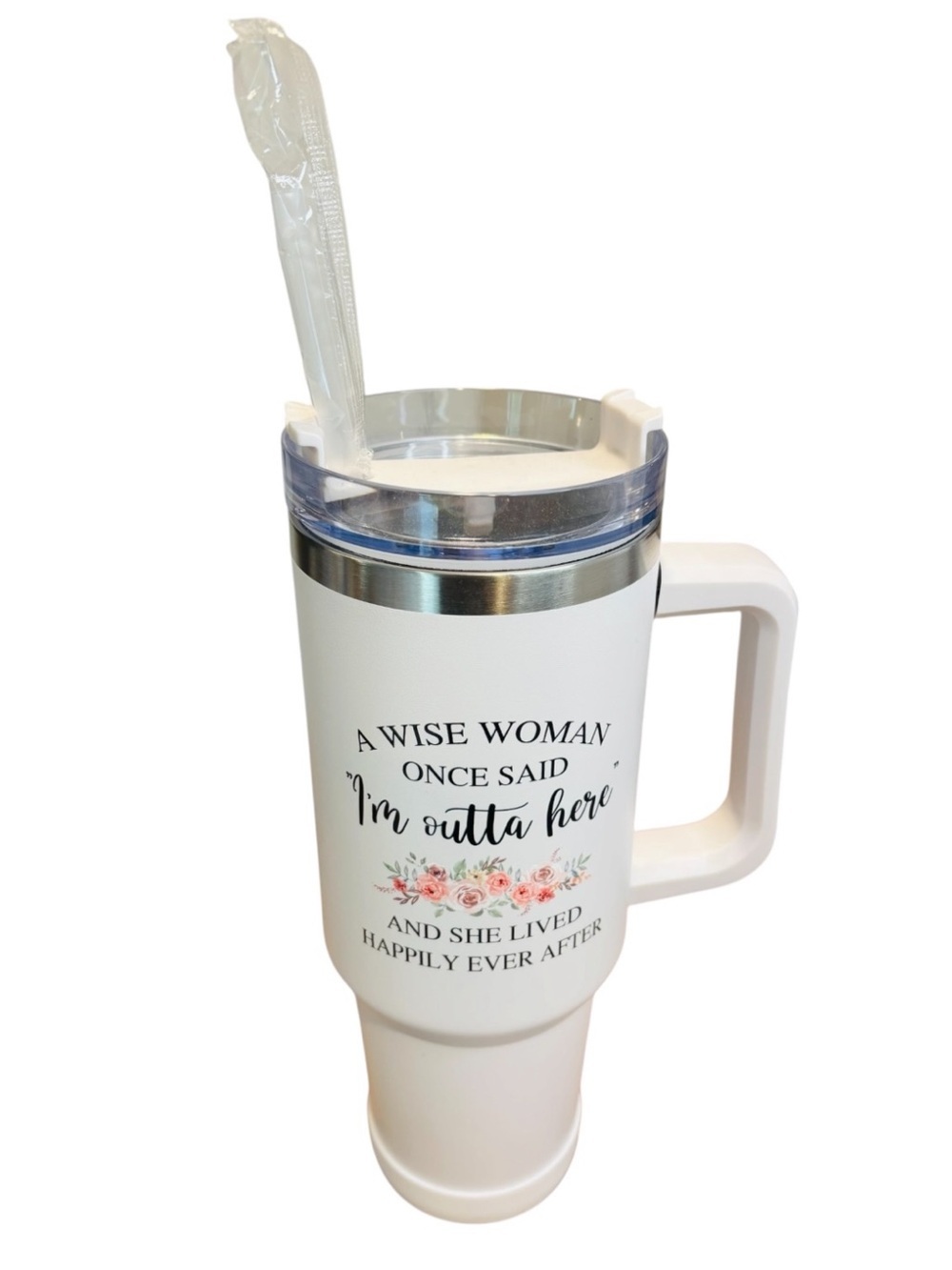NWT Sandjest 40oz Stainless Steel Insulated Retirement Tumbler